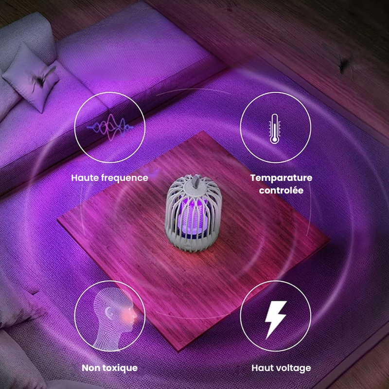 Lampada UV repellente per zanzare - 2000 mAh