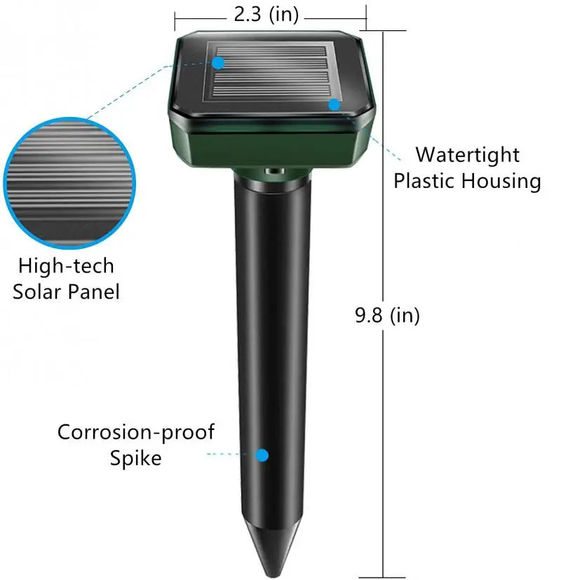 Ultra-Sound Solar Pest Repellent