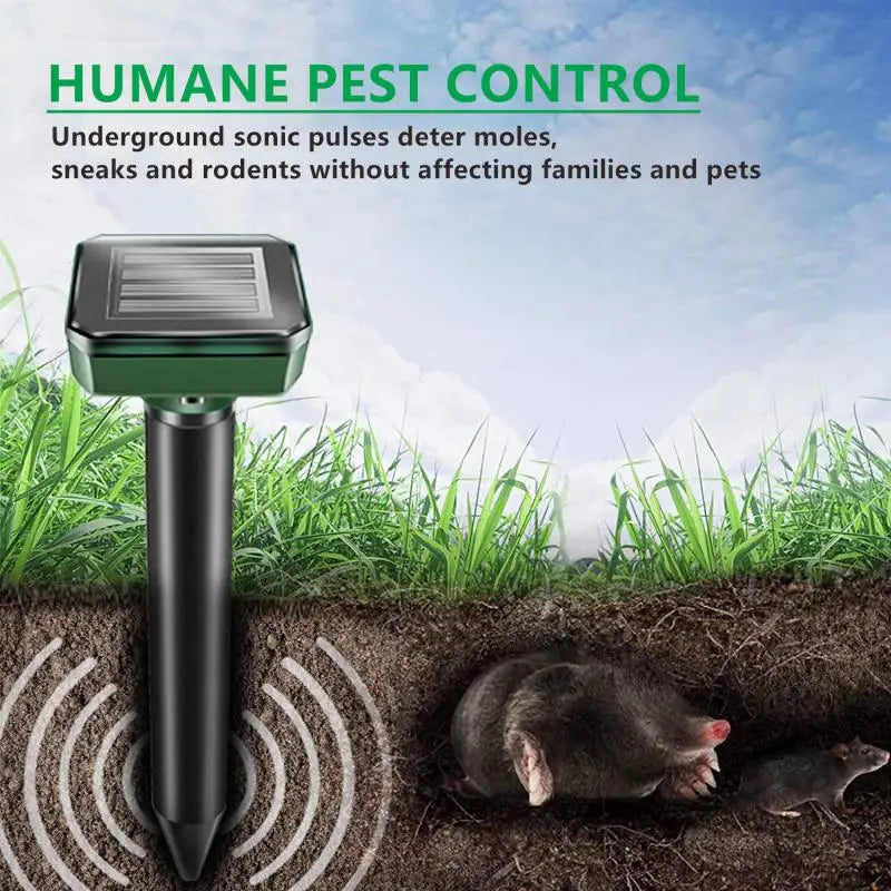 Ultra-Sound Solar Pest Repellent