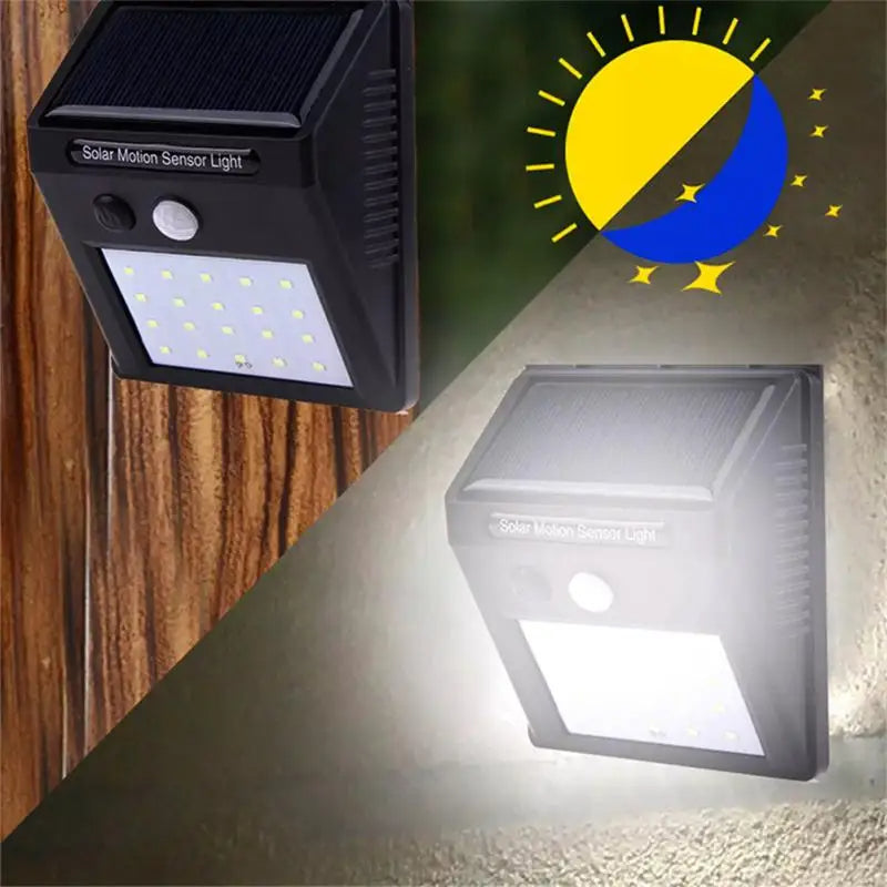 Lampe Solaire Murale Avec Détecteur de Mouvement