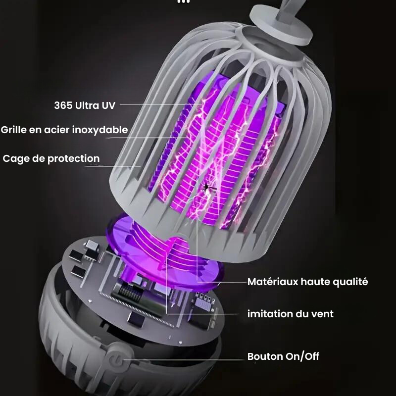 UV-muggenlamp - 2000 mAh