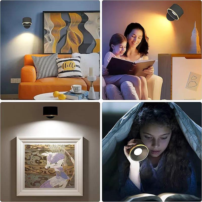 Twist draadloze LED-wandlamp