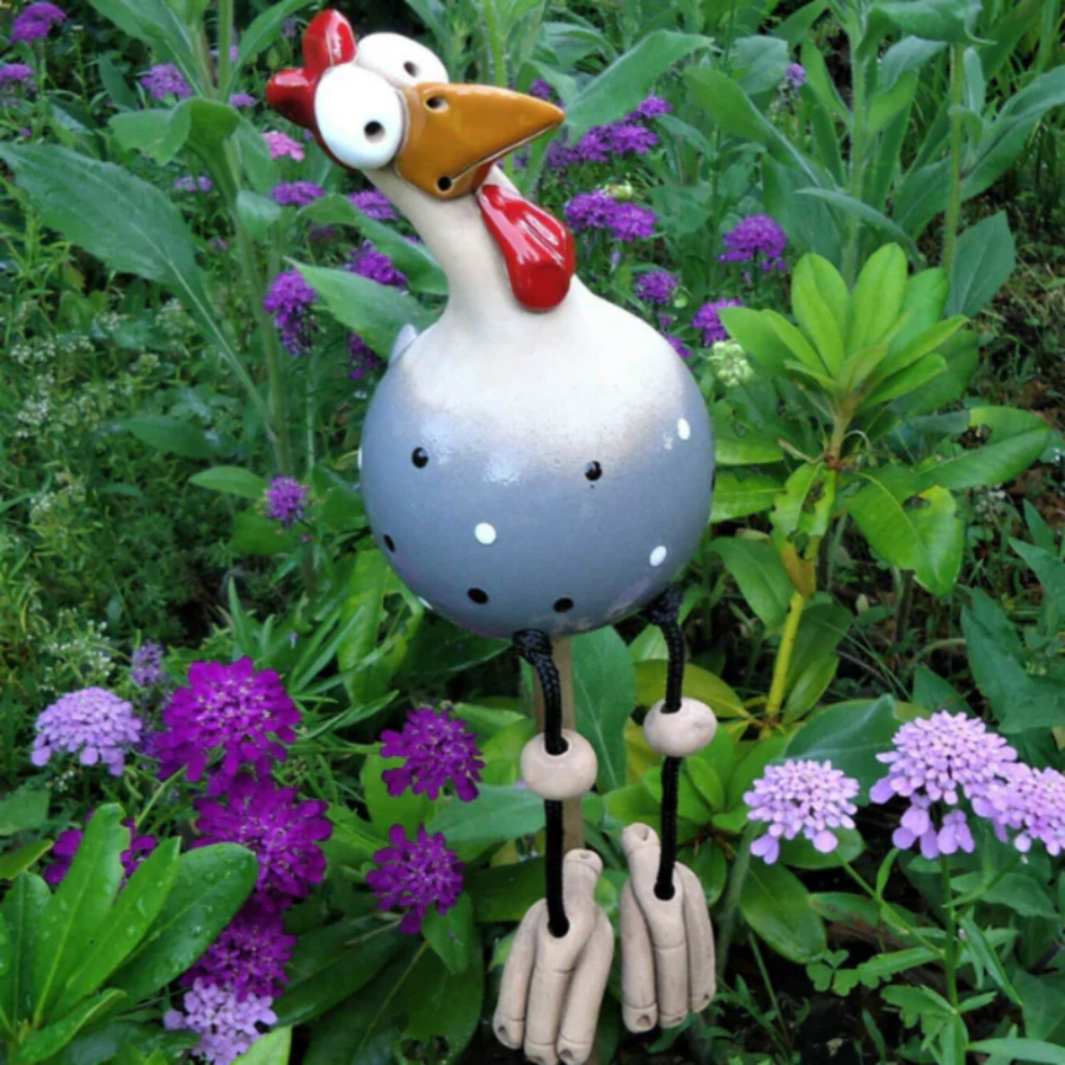 Polli da giardino in resina